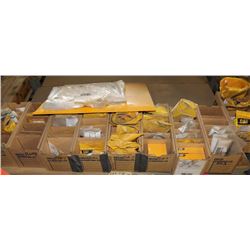 SHELF WITH ASSORTED CAT PARTS