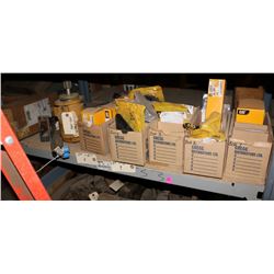 SHELF WITH ASSORTED CAT PARTS