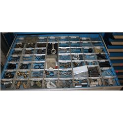 DRAWER WITH ASSORTED, NUTS, BOLTS,ORINGS & MORE