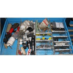 DRAWER WITH ASSORTED FITTINGS & NOZZLES