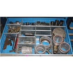 DRAWER WITH VARIOUS CAMLOCKS, PINS & MORE