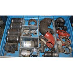 DRAWER WITH VARIOUS PIPE FITTINGS & MORE