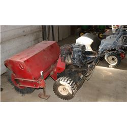 EXMARK 36" GAS POWERED SWEEPER