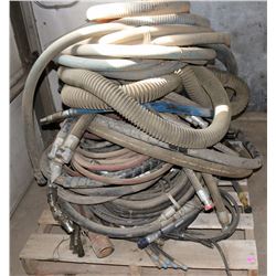 PALLET OF ASSORTED WATER & HYDRAULIC HOSES