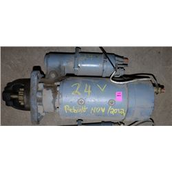 24 VOLT REBUILT ELECTRIC MOTOR FOR CAT LOADER
