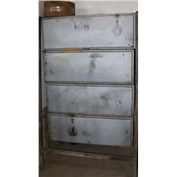 GREY SHOP STORAGE CABINET