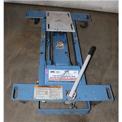 OTC LOW LIFT TRANSMISSION JACK, 2200 LB CAPACITY