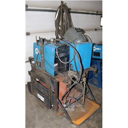 CART WITH WIRE FEED WELDER & STICK WELDER