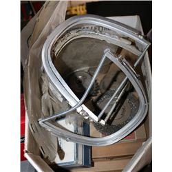 LOT OF GRINDING WHEELS & FACE SHIELDS