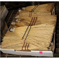 LOT OF HAND CORN BROOMS