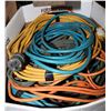 Image 1 : LARGE BOX OF VARIOUS EXTENSION CORDS