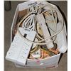 Image 1 : LARGE BOX OF EXTENSION CORDS WITH POWER BARS