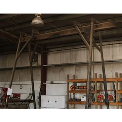ROLLING A-FRAME GANTRY HOIST WITH CERTIFICATION