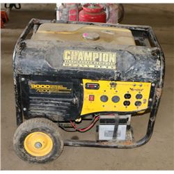 CHAMPION PORTABLE HEAVY DUTY GENERATOR, W/JERRY