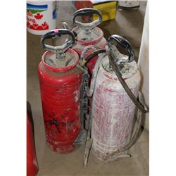 LOT OF 3 LARGE METAL SPRAYERS