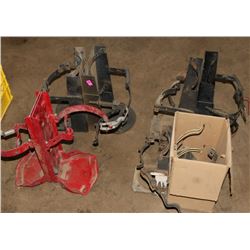 LOT OF 8 FIRE EXTINGUISHER MOUNTING RACKS