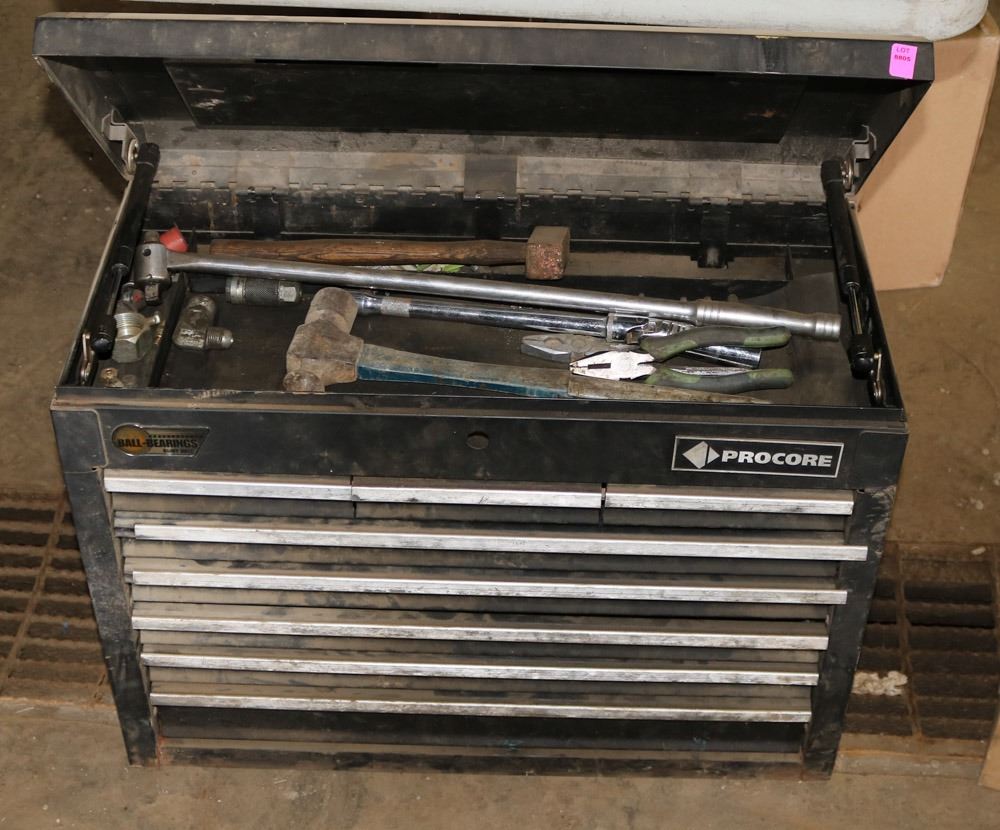 Pro Core Box PROCORE 8 DRAWER TOOLBOX WITH CONTENTS