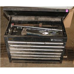 PROCORE 8 DRAWER TOOLBOX WITH CONTENTS