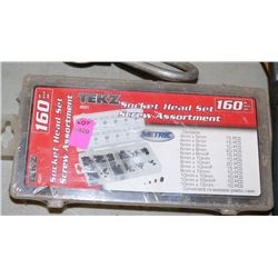 NEW TEKZ 160PC SOCKET HEAD SCREW ASSORTMENT