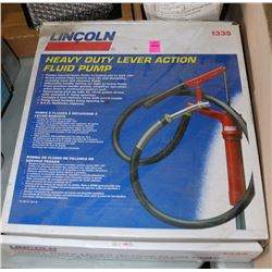 LINCOLN HEAVY DUTY LEVER ACTION FLUID PUMP