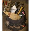 Image 1 : BUCKET TOOL POUCH WITH CONTENTS