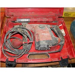 HILTI HAMMER DRILL WITH VARIOUS BITS