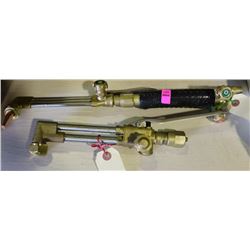 PAIR OF OXYCETELINE TORCH HEADS