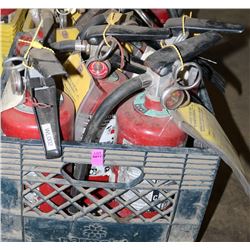 LOT OF 12 FIRE EXTINGUISHERS