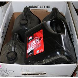BOX OF 4 JUGS DURA HEAVY DUTY DIESEL ENGINE OIL