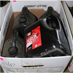 BOX OF 4 JUGS DURA HEAVY DUTY DIESEL ENGINE OIL