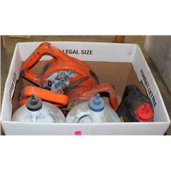 BOX OF CHALK LINERS & CHALK