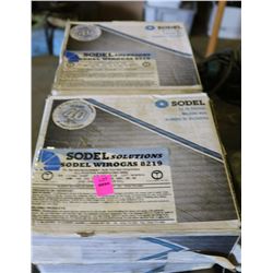 4 BOXES OF SODEL WELDING WIRE