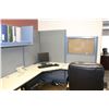 Image 3 : OFFICE #3: L-SHAPE DESK, MONITOR, DIVIDER WALLS