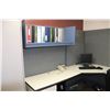 Image 4 : OFFICE #3: L-SHAPE DESK, MONITOR, DIVIDER WALLS