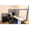 Image 4 : OFFICE #4: L-SHAPE DESK, MONITOR, DIVIDER WALLS