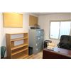 Image 2 : OFFICE #6: 2 DESKS, 2 CHAIRS, FILE CABINET SAFETY