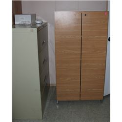 CUPBOARD & FILE CABINET