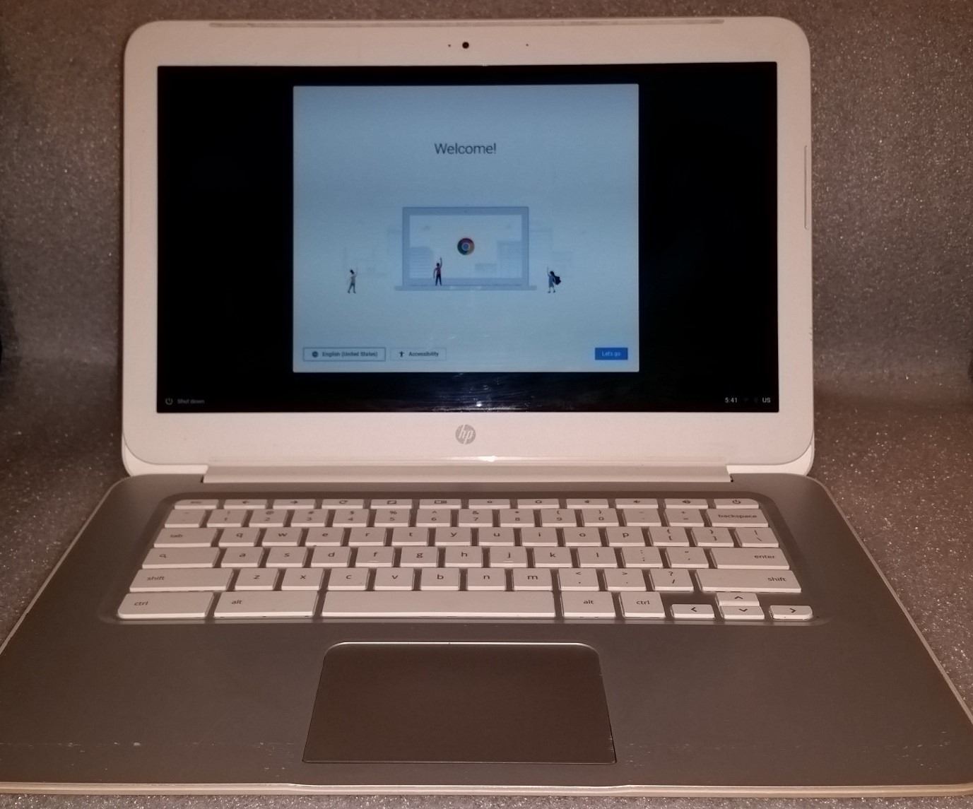 WHITE HP GOOGLE CHROMEBOOK 14
