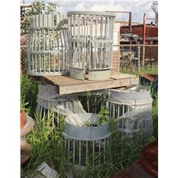 LOT OF METAL  DEBRIS GATES