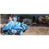 Image 1 : 4 PALLETS OF MISC: METAL, TARPS, WOOD & MORE