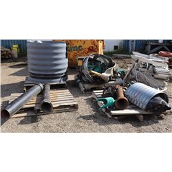 5 PALLETS OF MISC: INCLUDES VALVE SEATS, ALUMINUM