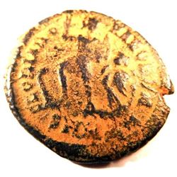Bronze Coin of Theodosius I (379-395 A.D.)