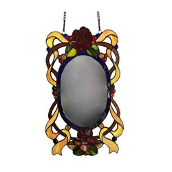 â€œLOREâ€ Floral Window Panel Mirror 11"x19"