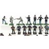 Image 7 : (40) U.s. Civil War Metal Miniature Soldiers