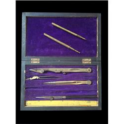 Victorian Architect Draughtsman Case & Pencils