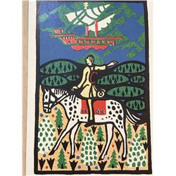 Oskar Kokoschka Vintage Limited Lithograph Postcard