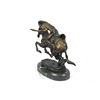 Image 10 : CHEYENNE by Frederic Remington Bronze Sculpture of Native American Warrior 8" x 10"