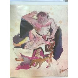 Oskar Kokoschka Vintage Limited Lithograph Postcard