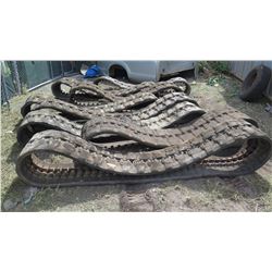 Qty 8 Used Mini Excavator Tracks