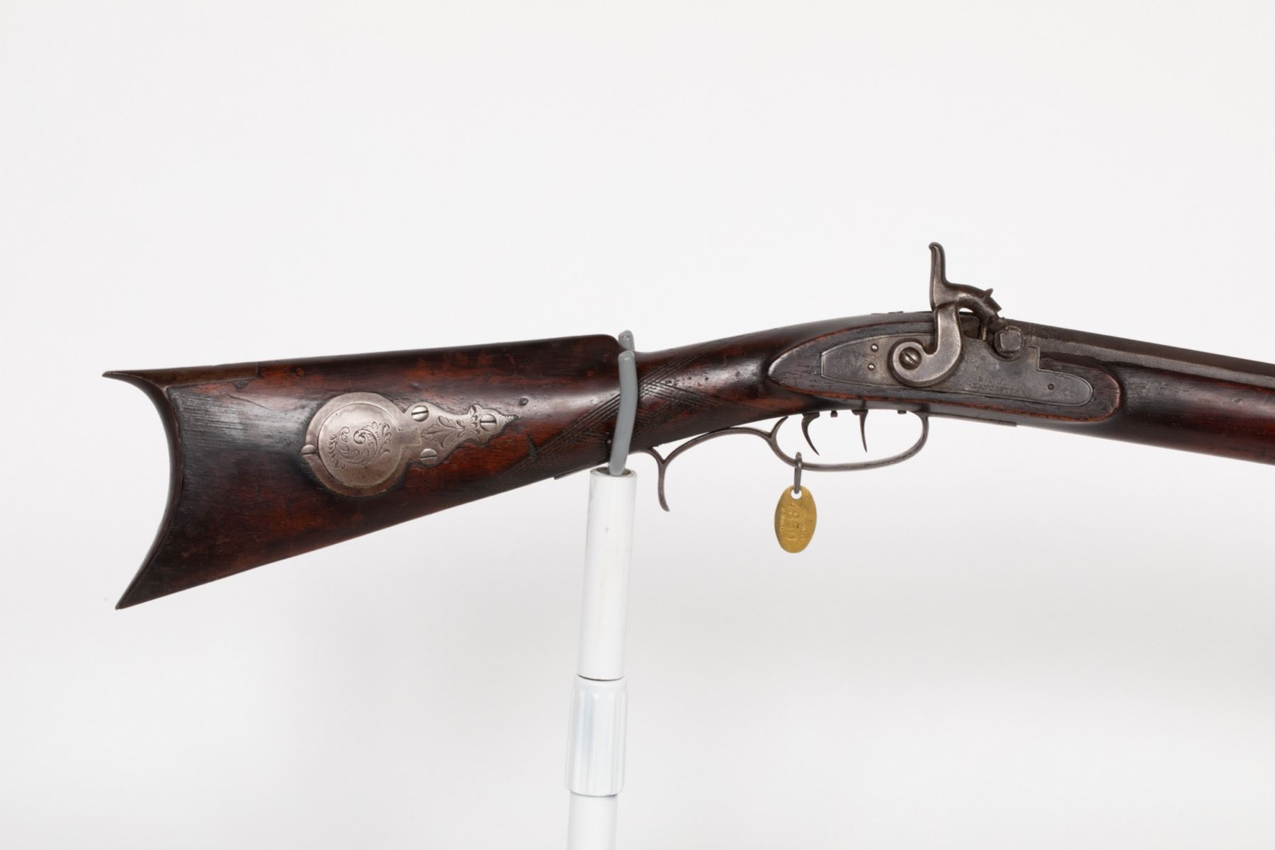 HE Leman, Lancaster, PA Percussion Half-Stock Rifle 1840s JMD-10456 ...